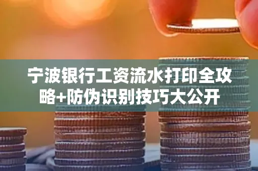 宁波银行工资流水打印全攻略+防伪识别技巧大公开