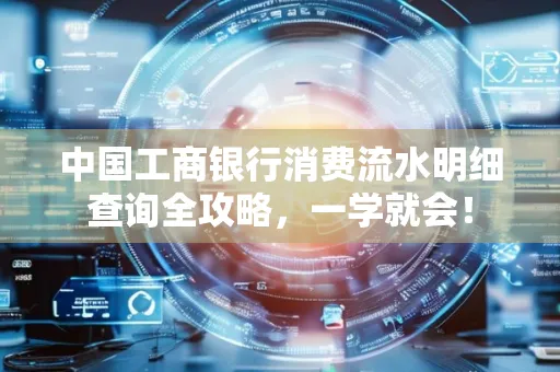中国工商银行消费流水明细查询全攻略，一学就会！