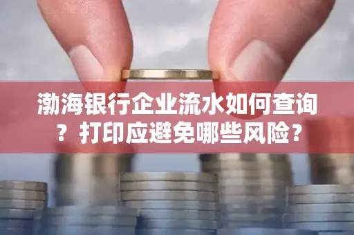 渤海银行企业流水如何查询？打印应避免哪些风险？