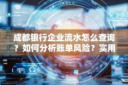 成都银行企业流水怎么查询？如何分析账单风险？实用指南