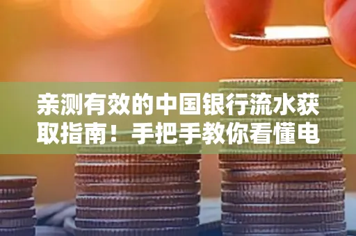 亲测有效的中国银行流水获取指南！手把手教你看懂电子账单查询